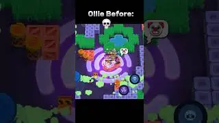 Ollie Before VS Ollie Now ☠️🔥 #brawlstars #edit #ollie #hypercharge #viral
