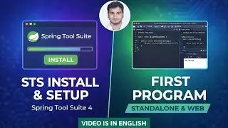 Spring Tool Suite (STS) 4 Installation & First Program | Java Spring Boot for Beginners