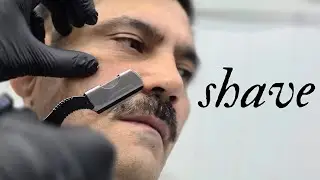 ASMR .Beard Shaving & Grooming Tutorial | Professional Barber Techniques