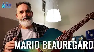 Мастер Марио Борегард знакомится с гитарой TED MEGAS Blue Guitar &ndash; The Blue Guitar Collection
