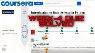 Introduction to Data Science in Python | Coursera | Week 4 | Quiz | Assignment | Solved