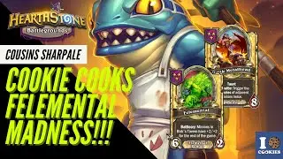 Cookie the Cook and Felemental Madness! - Hearthstone Battlegrounds
