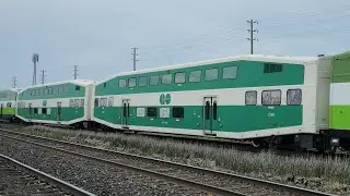 (10 Cars) GO 1969 (Niagara Excursion) - 302 With 633 At Bronte