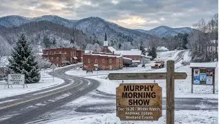 Jan 30 c26 - Murphy Morning Show: Winter Watch, Andrews Update, Weekend Events