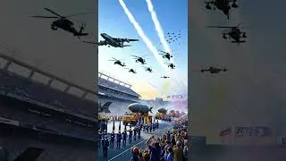 Unleashed military might! A breathtaking aerial #shorts #defenseshow #airpower #trending #mustwatch