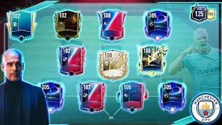 125 OVR PEP MAN CITY UCL TEAM UPGRADE | ALL 100+ OVR | UCL PACK OPENING | FIFA MOBILE 22