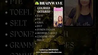 Brainwave :Top IELTS and PTE institute in Pathankot, best coaching for SPOKEN ENGLISH #pathankot