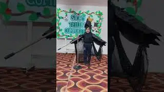 Crow costume idea |story telling competition |Fancy dress competition #youtubeshorts #crow #story
