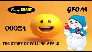 The story of falling Apple/Gravity/funny Bunny/cartoon/story/00024