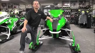 Arctic Cat M8000 153 дюйма HCR, 2016 г., зеленый