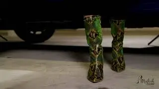 Modish Botine Vivier Green Snake