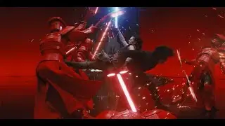 THRONE ROOM FIGHT - PURE LIGHTSABER DUEL, WITH DUEL OF THE FATES - NEW CUT