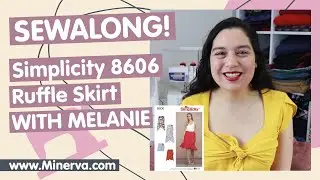 Minerva Sew-Along - Simplicity 8606 Ruffle Skirt