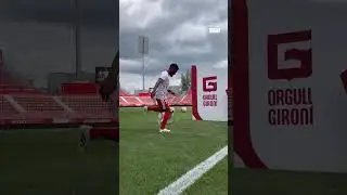 Thomas Lemar arrived at Girona and has already made a new friend 😍🐶