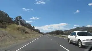 Monaro Hwy between Cooma NSW and Canberra ACT (12/01/2012)