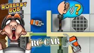 Robbery Bob 1 - Bonus - Using RC CAR Vs Knight Bob - Gameplay Perfect All Levels - P13