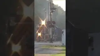 Wheeling and Lake Erie Stone Train from Creston, Ohio 8/9/2025 #shorts #train #railroad #w&le #stone