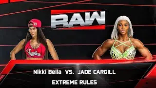 Никки Белла против Джейд Каргилл — матч без правил на WWE RAW