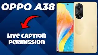 Oppo A38 Live caption permission || How to enable / disable live captions || Live caption settings