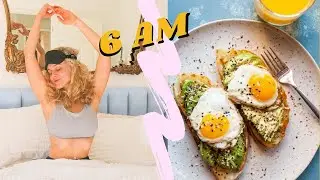 6AM MORNING ROUTINE // productive & healthy habits☀️