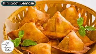 No Atta, No Maida Samosa Recipe | Crispy Sooji Mini Samosa Recipe ~ The Terrace Kitchen