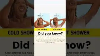 Hot or Cold Shower? The Truth You Must Know!#HotVsCold #ColdShowerBenefits