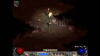 Diablo II Lord Of Destruction - Den Of Evil Druid Gameplay.
