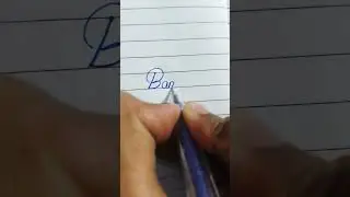 Bansi in cursive handwriting l comment your name l#calligraphy #like #Supriya Writer