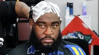 🔥WOW🔥 GENTLEMEN BALD HEAD SHAVE/ FADED BEARD/ HAIRCUT TUTORIAL/ ONE BLADE LTHR MACHINE