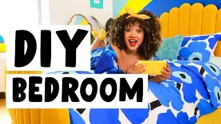 how to decorate your bedroom  - Blue and Yellow Home Decor by Color Me Courtney