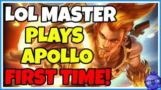 LoL Main Plays Apollo for the FIRST TIME in Smite - Arena & Conquest