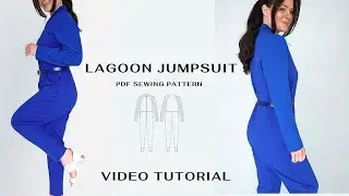 How to Sew the Lagoon Jumpsuit | PDF Sewing Pattern + Video Tutorial