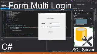 #BIT_Tutorial5 ~ Cara Membuat Form Multi Login dengan Database di Visual Studio C#.