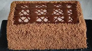 Шоколадный торт за 15 минут🍰Нежный и Вкусный Торт со сметанным кремом.Простой рецепт🔝chocolate cake