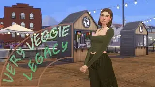 Начинаем челлендж | VERY VEGGIE LEGACY | BROCCOLI | The Sims 4 | #1