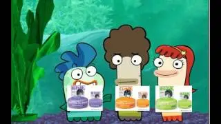 Fish Hooks Characters' Hair Wax Put