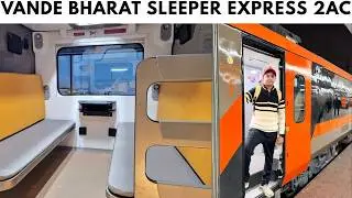 Vande Bharat Sleeper 2nd AC Journey || Night Travel Like Never Before || Train No 27575