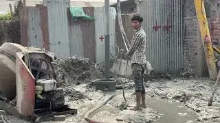 কনস্ট্রাকশন এর সময় ভিডিও | Construction Work in Bangladesh | Bangla Heavy Machinery Video