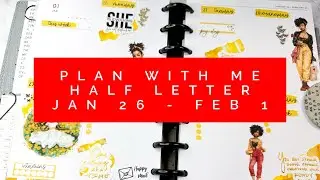 Plan With Me | Half Letter | January 26 - February 1