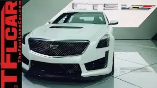 Watch  the 200 MPH  2016 Cadillac CTS-V Debut at the Detroit Auto Show