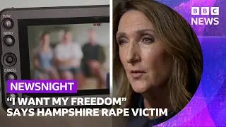 'I'm scared I'm going to see them' | Teenage Hampshire victim speaks to Newsnight