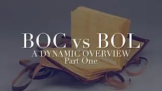 Book of the Covenant vs Book of the Law-Dynamic Overview, Part 1