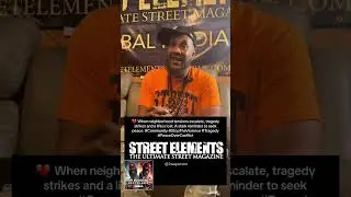 Odell interviewed by Street Elements Magazine about incident happened at Woodlawn Terrace Park 1died