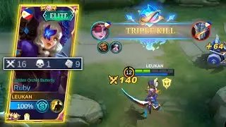 GLOBAL RUBY NEW BUILD FOR FAST FARMING & ROTATION!🔥 RUBY BEST BUILD 2022 - MLBB