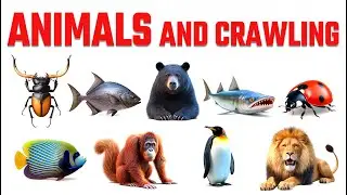 Discover Learn 30 Sea Animals, Bugs and Insects 🌊 Fun Facts for Kids 💖Longhorn beetle,Black seabream