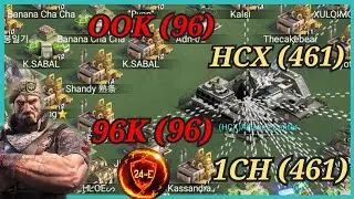 OOK, 96K (96) V/S HCX, 1CH (461) ::: Doomsday Total War ::: Last Shelter Survival
