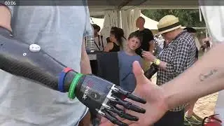 Electronic gloves with human like features for  prosthetic hand users