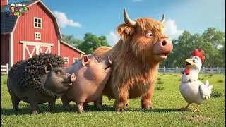 The Silly Farm Parade & Race 🚜 Funny Nursery Rhymes for Babies