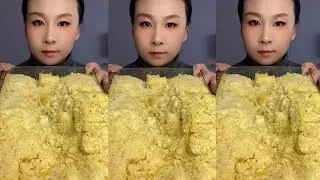 Jing / ASMR MUKBANG ICE EATING SOUNDS FROM THE FROZEN WATER