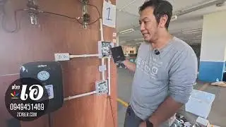 การติดตั้งสถานีชาร์จรถยนต์ไฟฟ้า แบบ business station ชาร์จ
